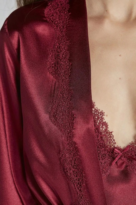Pierre Cardin 6965 Saten Altılı Takım Bordo - 3