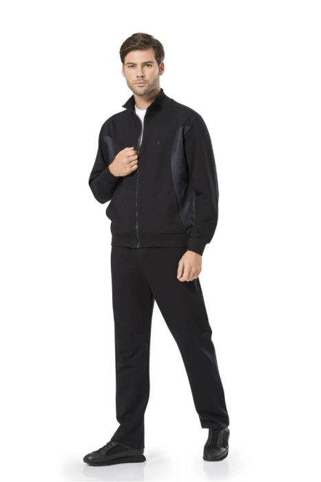Pierre Cardin 7000 Erkek Eşofman Takımı Siyah - 4