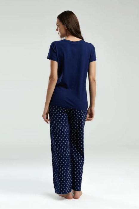 Pierre Cardin 8953-S Bayan Pijama Takımı Lacivert - 5