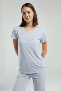 Pierre Cardin 8978 Bayan Pijama Takımı Mavi - 4