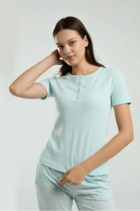 Pierre Cardin 8989-S Bayan Pijama Takımı Mint - 4