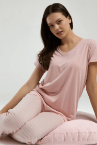 Pierre Cardin 9011-S Bayan Pijama Takımı Coral - Pierre Cardin