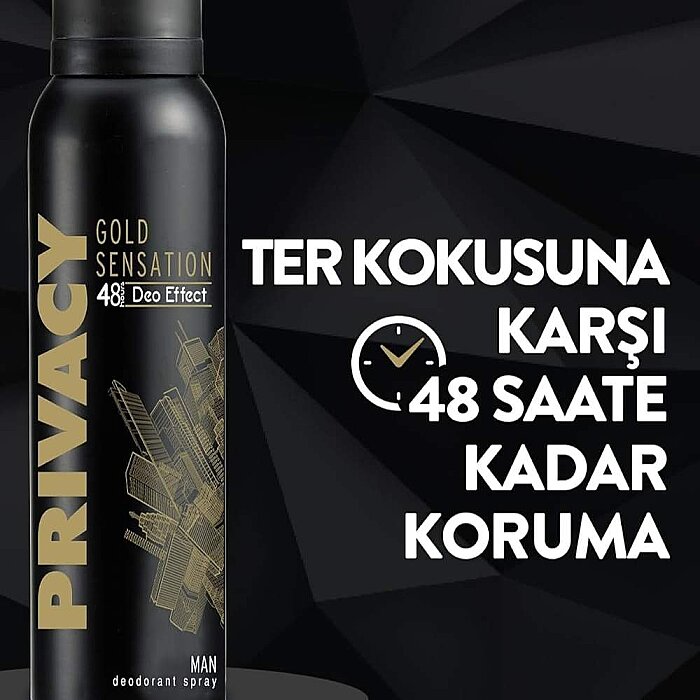 Privacy Gold Sensation Erkek Deodorant 150 Ml - 2