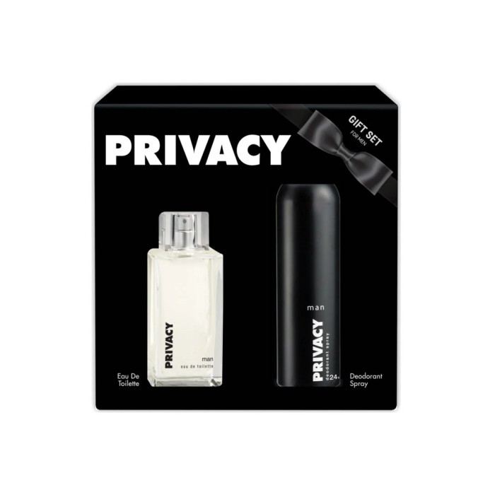 Privacy Man Erkek Parfüm Edt 100 Ml + Deodorant 150 Ml Set