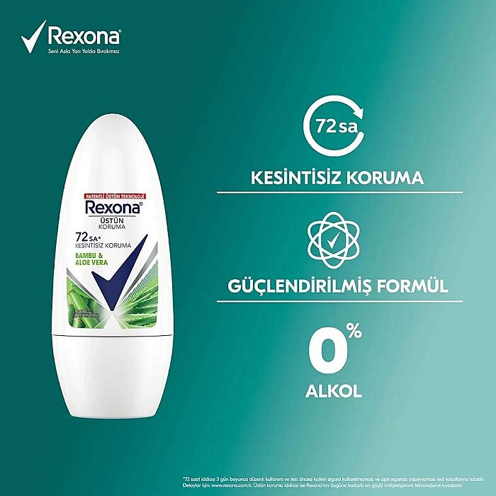 Rexona Bamboo & Aloevera Kadın Roll-on 50 Ml - 4
