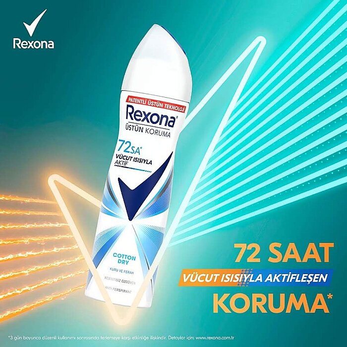 Rexona Cotton Dry Deodorant 150 Ml - 2