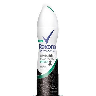 Rexona Invisible Black&White Fresh Kadın Deodorant 150 Ml
