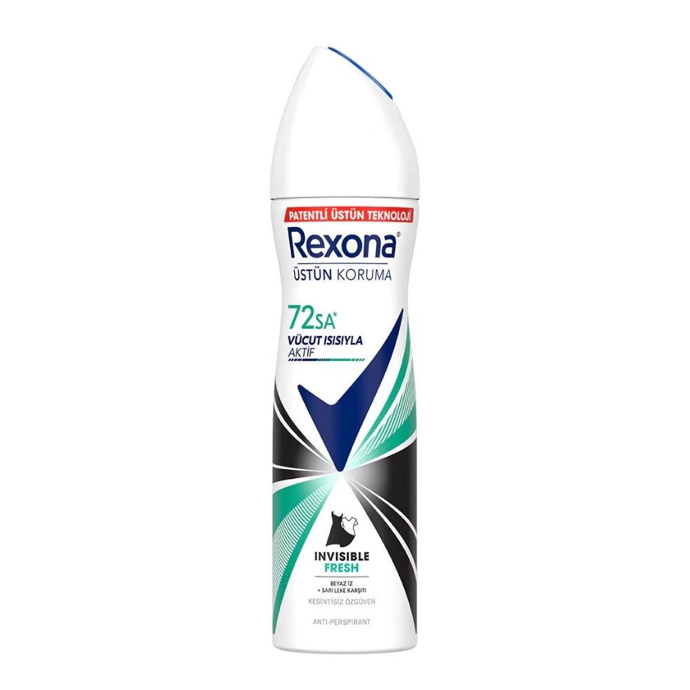 Rexona Invisible Black&White Fresh Kadın Deodorant 150 Ml