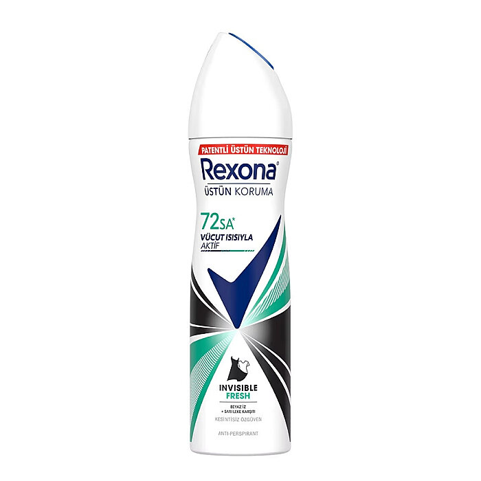 Rexona Invisible Black&White Fresh Kadın Deodorant 150 Ml - 1