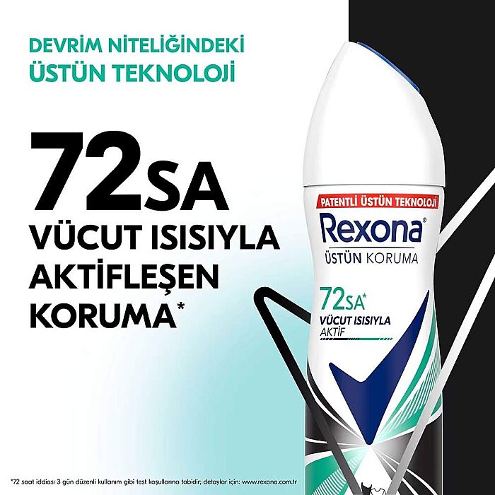 Rexona Invisible Black&White Fresh Kadın Deodorant 150 Ml - 2