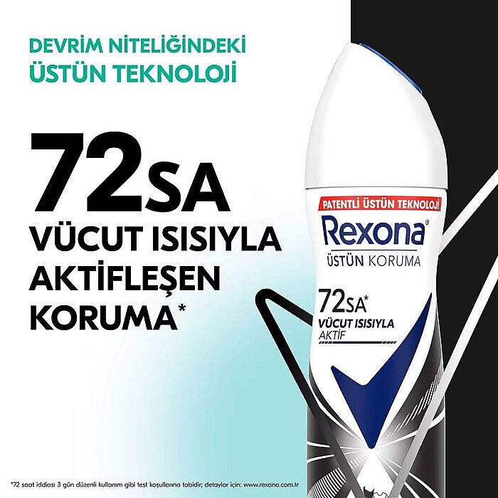 Rexona Invisible Black&White Deo Spray 150 Ml - 2