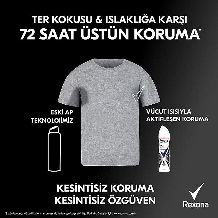 Rexona Invisible Black&White Deo Spray 150 Ml - 6