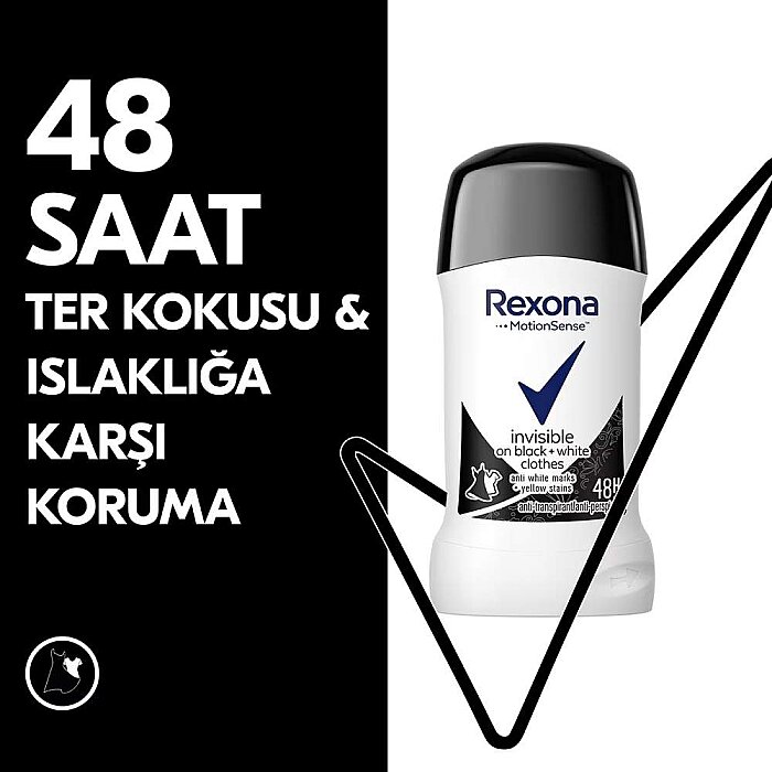 Rexona Invisible Black&White Deo Stick 50 Ml - 5