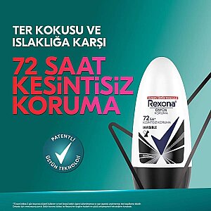 Rexona Invisible Black&White Kadın Roll-On 50 Ml - 2