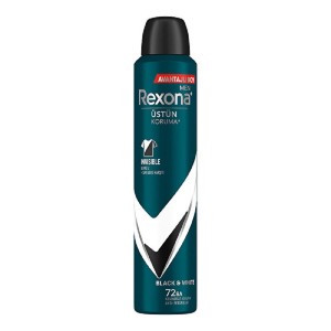 Rexona - Rexona Men Black&White Invisible Erkek Deodorant 200 Ml