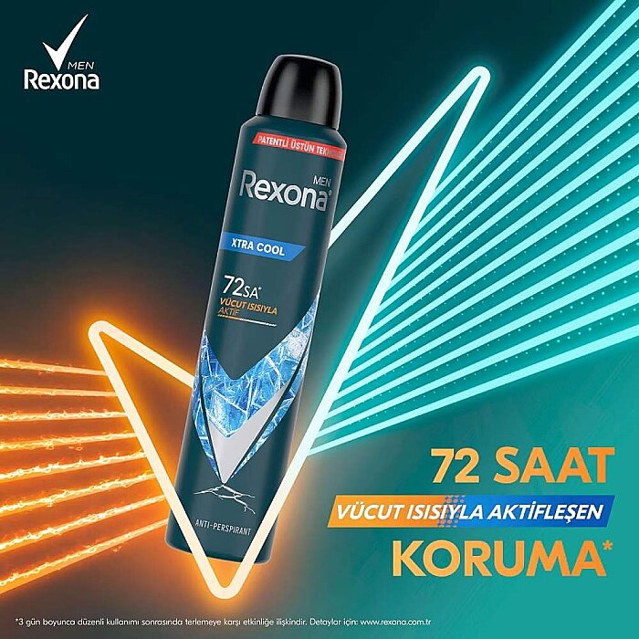 Rexona Men Extra Cool Erkek Deodorant 200 Ml - 2