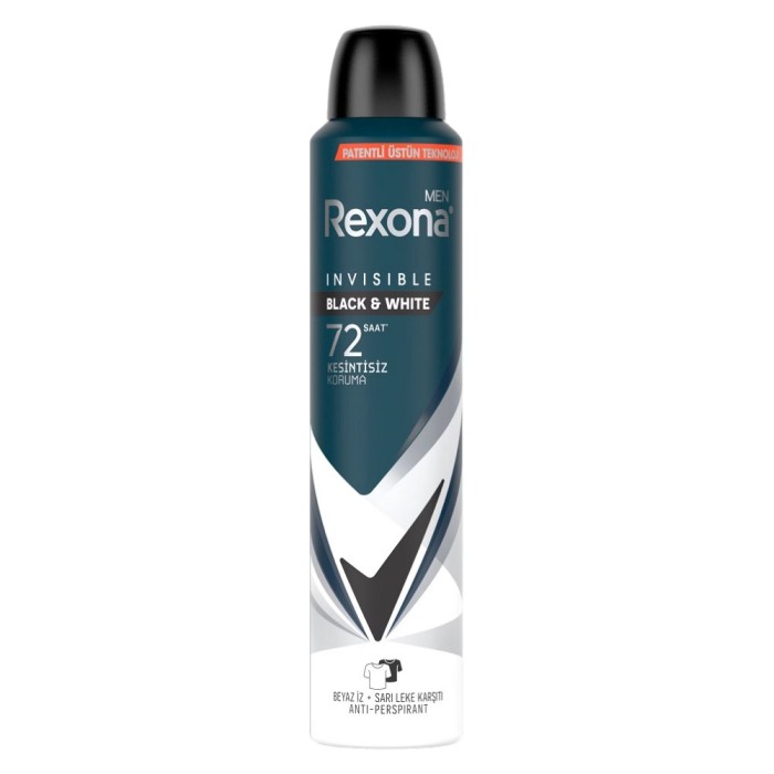 Rexona Men Invisible Black&White Erkek Deodorant 150 Ml