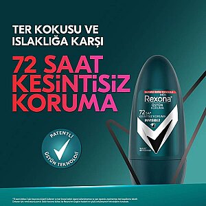 Rexona Men Invisible Black&White Roll-On 50 Ml - 2