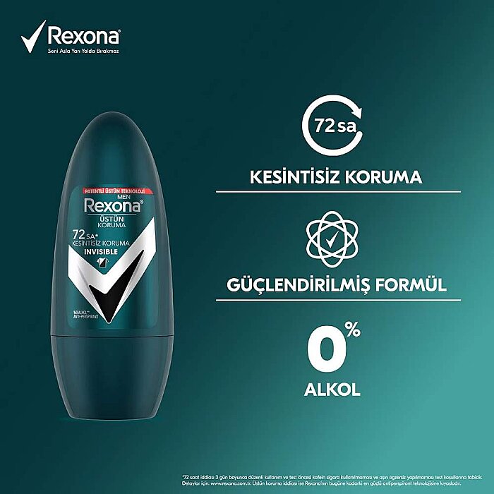 Rexona Men Invisible Black&White Roll-On 50 Ml - 4