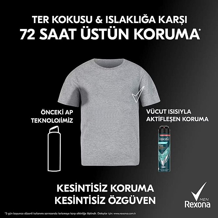 Rexona Men Invisible Fresh Erkek Deodorant 150 Ml - 4