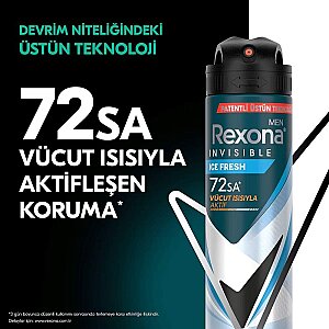 Rexona Men Invisible Ice Fresh Erkek Deodorant 150 Ml - 2