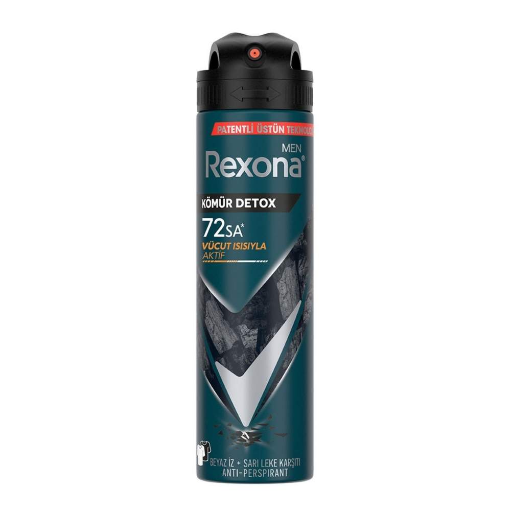 Rexona Men Natural Fresh Kömür Detox Erkek Deodorant 150 Ml