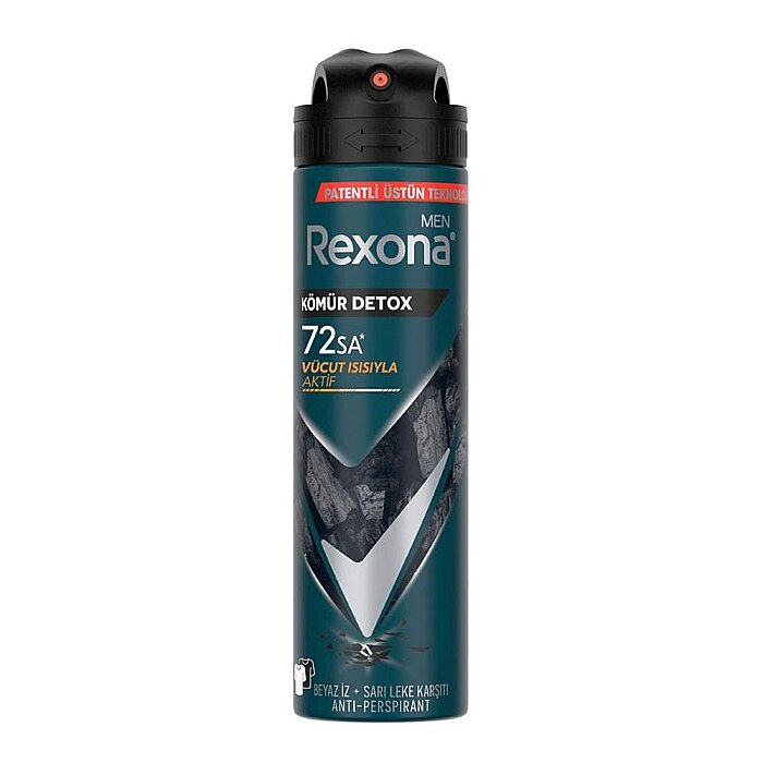 Rexona Men Natural Fresh Kömür Detox Erkek Deodorant 150 Ml - 1