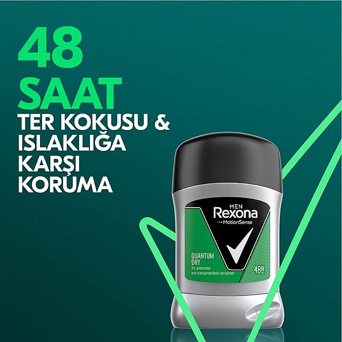 Rexona Men Quantum Dry Erkek Deo Stick 50 Ml - 2