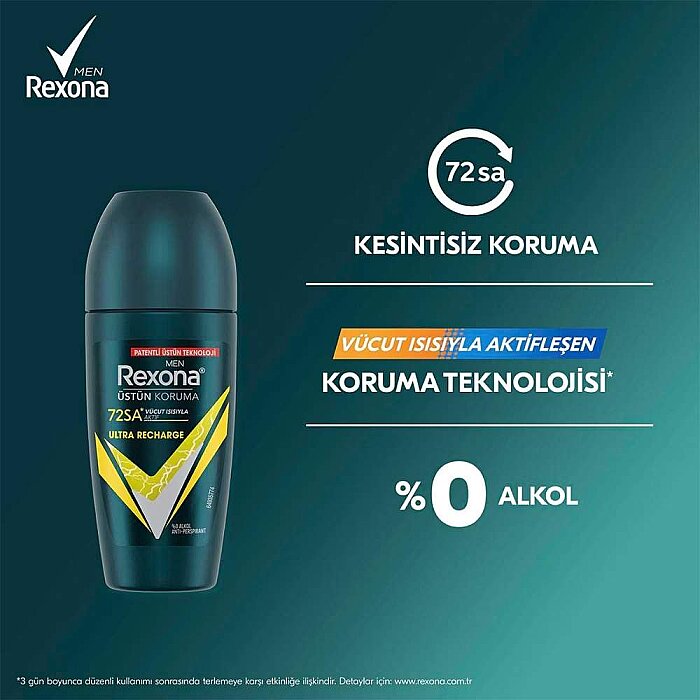 Rexona Men Recharge Roll-On 50 Ml - 3
