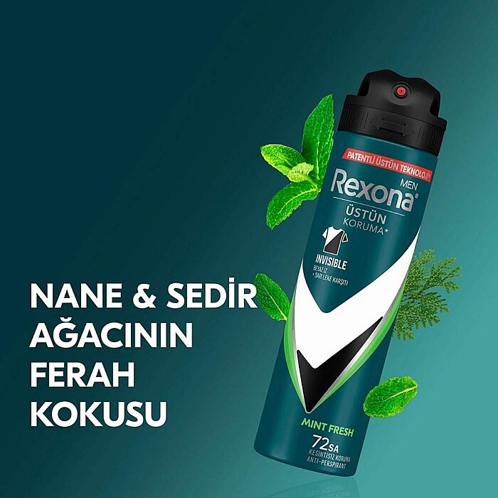 Rexona Mint Fresh Erkek Deodorant 150 Ml - 4