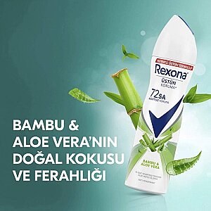 Rexona Stay Fresh Bambu ve Aloe Vera Kadın Deodorant 150 Ml - 4