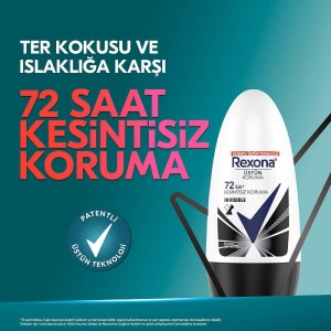 Rexona Women Black&White Invisible 72H Roll-On 50 Ml - 2