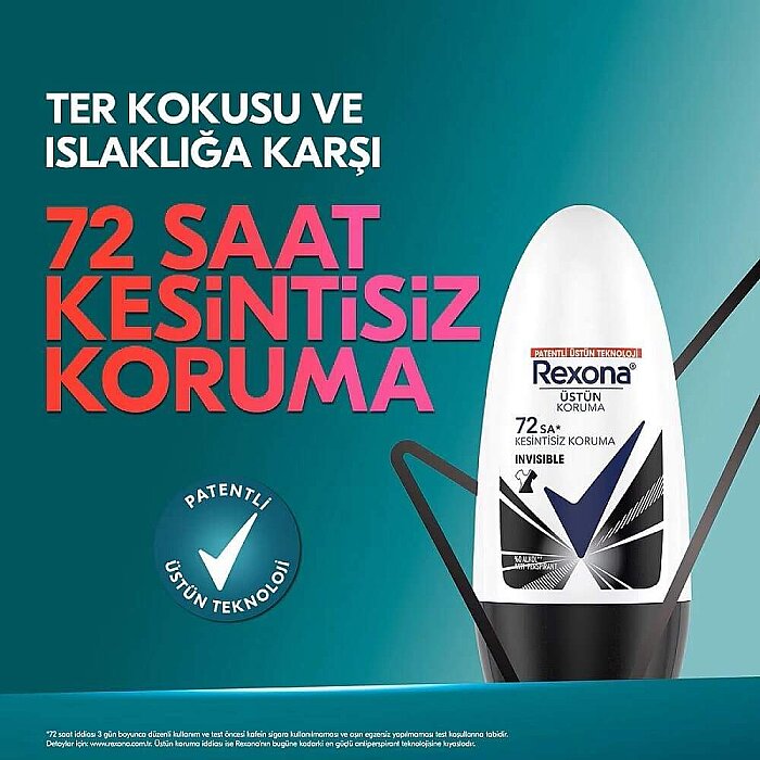Rexona Women Black&White Invisible 72H Roll-On 50 Ml - 2