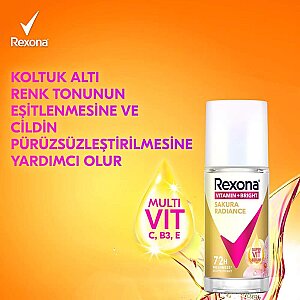 Rexona Women Bright Sakura Radiance Roll-On 50 Ml - 3