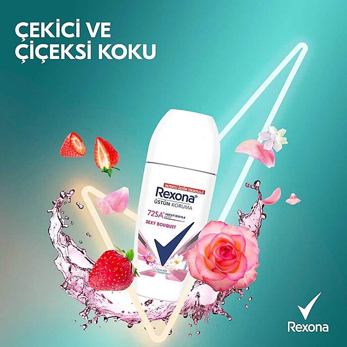 Rexona Women Sexy Bouquet Roll-On 50 Ml - 3