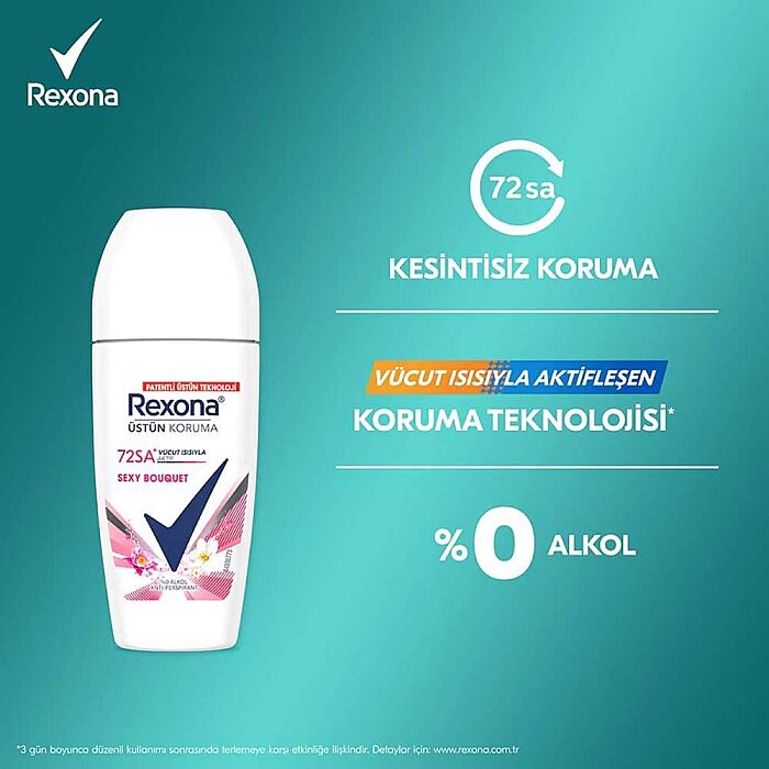 Rexona Women Sexy Bouquet Roll-On 50 Ml - 4