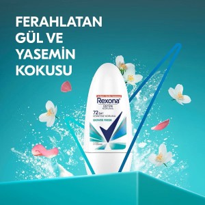 Rexona Women Shower Fresh 72H Roll-On 50 Ml - Thumbnail