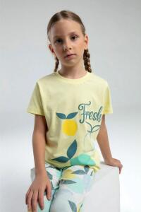 Rolly Polly 3617-2 Kız Çocuk Pijama Takımı Sarı - 3