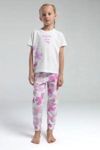 Rolly Polly Rp3597-G Genç Kız Pijama Takımı Beyaz - Roly Poly
