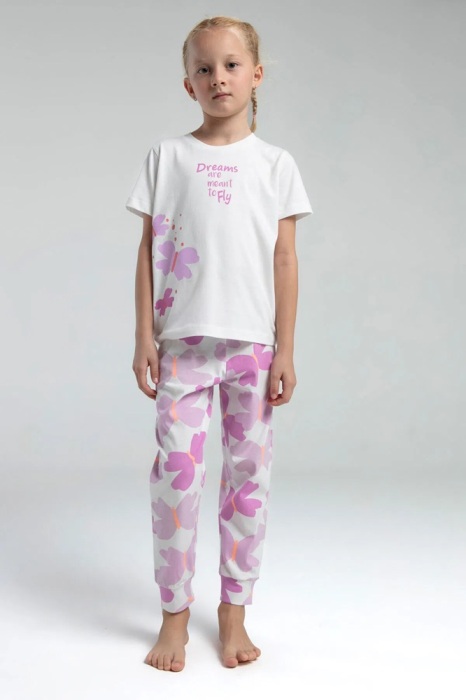 Rolly Polly Rp3597-G Genç Kız Pijama Takımı Beyaz - 1