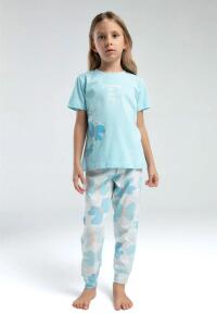 Rolly Polly Rp3597-G Genç Kız Pijama Takımı Mavi - Roly Poly