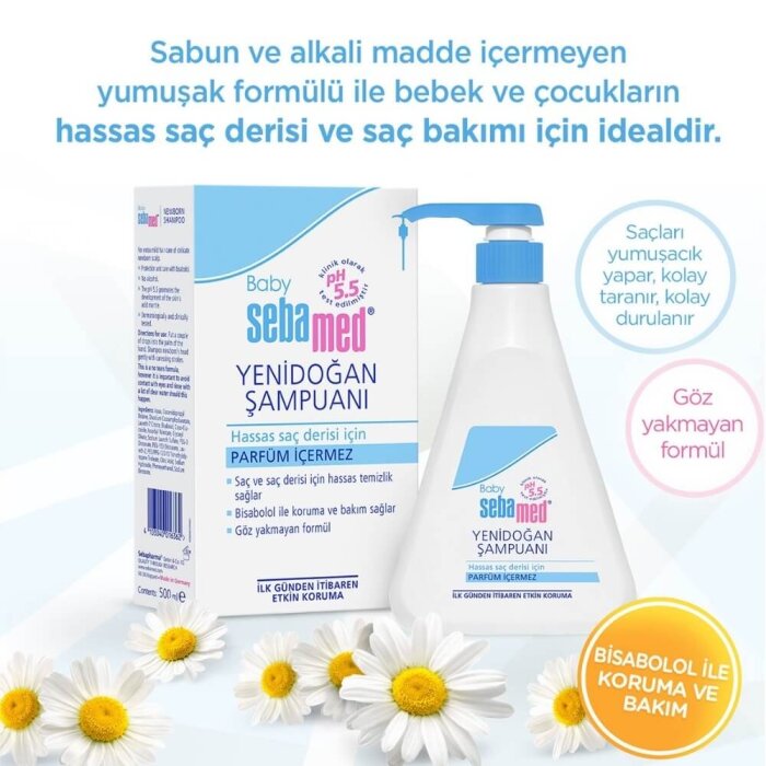 Sebamed Baby Yeni Doğan Şampuanı 500 Ml - 3