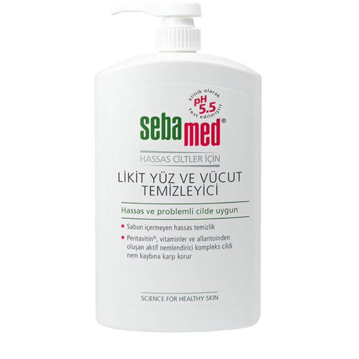 Sebamed Yüz ve Vücut İçin Temizleyici Likit Jel 1000ml - 1
