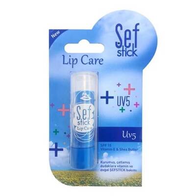 Şef Stick Lip Care UV5 Natural Spf15