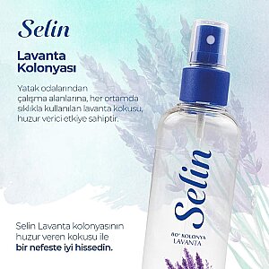 Selin Kolonya Lavanta Parfümlü Sprey 100 Ml - 2