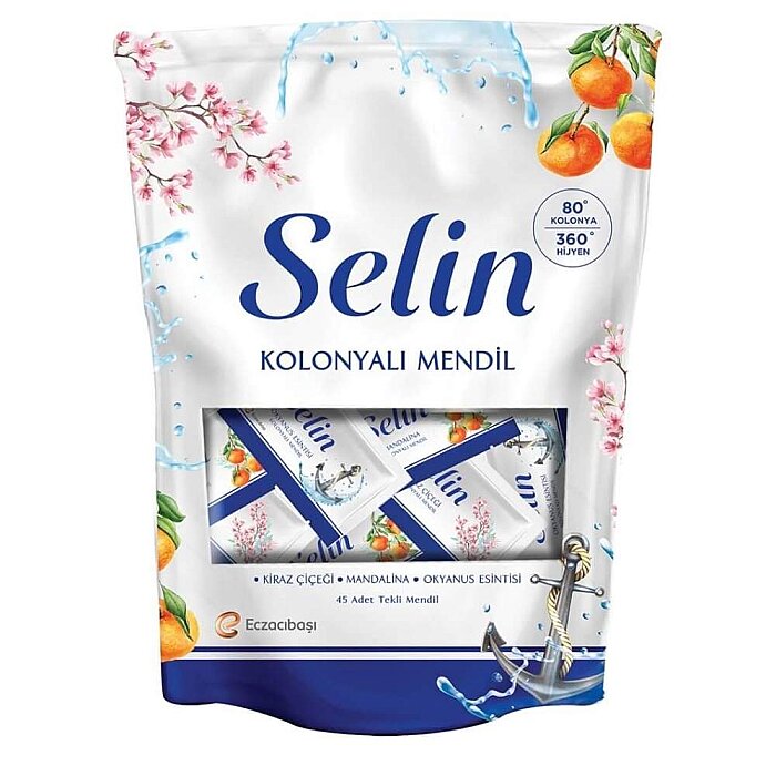 Selin Kolonyalı Tekli Mendil Doypack - 1