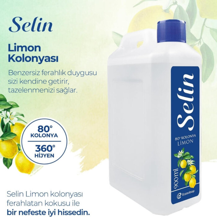 Selin Limon Kolonyası 900 Ml - 3