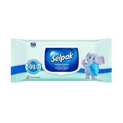 Selpak Antibakteriyel Islak Mendil 56'lı 