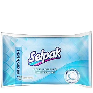 Selpak Klasik Islak Cep Mendili 3'lü - Selpak