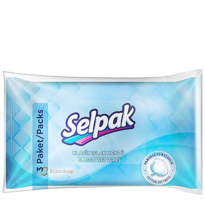 Selpak Klasik Islak Cep Mendili 3'lü - 1